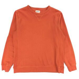 NEW Taylor Stitch Fillmore Crewneck Rust Sweatshirt Minimal Casual Athleisure